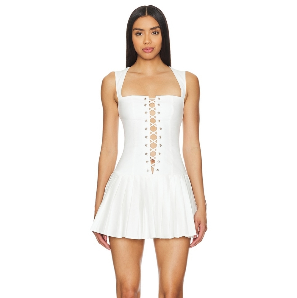 Gemma Mini Dress in White